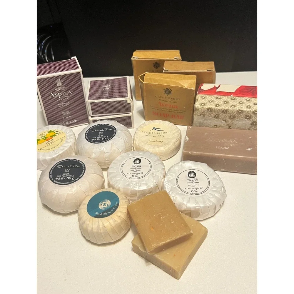 Lot 13 Luxury Hotel‎ Soap Bars Asprey Lanvin Oscar de la Renta Resort Toiletries